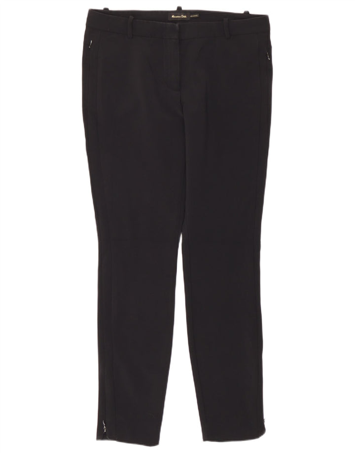 Massimo Dutti Γυναικείο Skinny Παντελόνι W30 L28 Μαύρο Πολυαμίδιο
