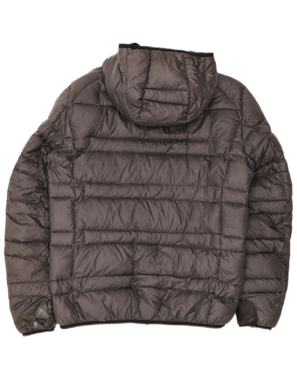 Blauer Ανδρικό μπουφάν με κουκούλα UK 40 Large Grey Polyamide
