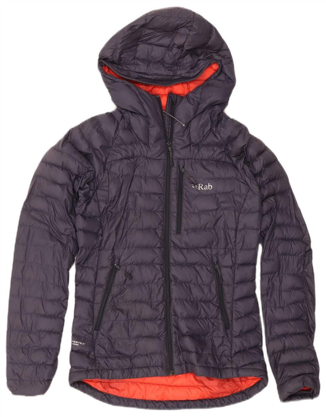 Rab Γυναικείο μπουφάν με κουκούλα UK 8 Small Navy Blue Polyamide