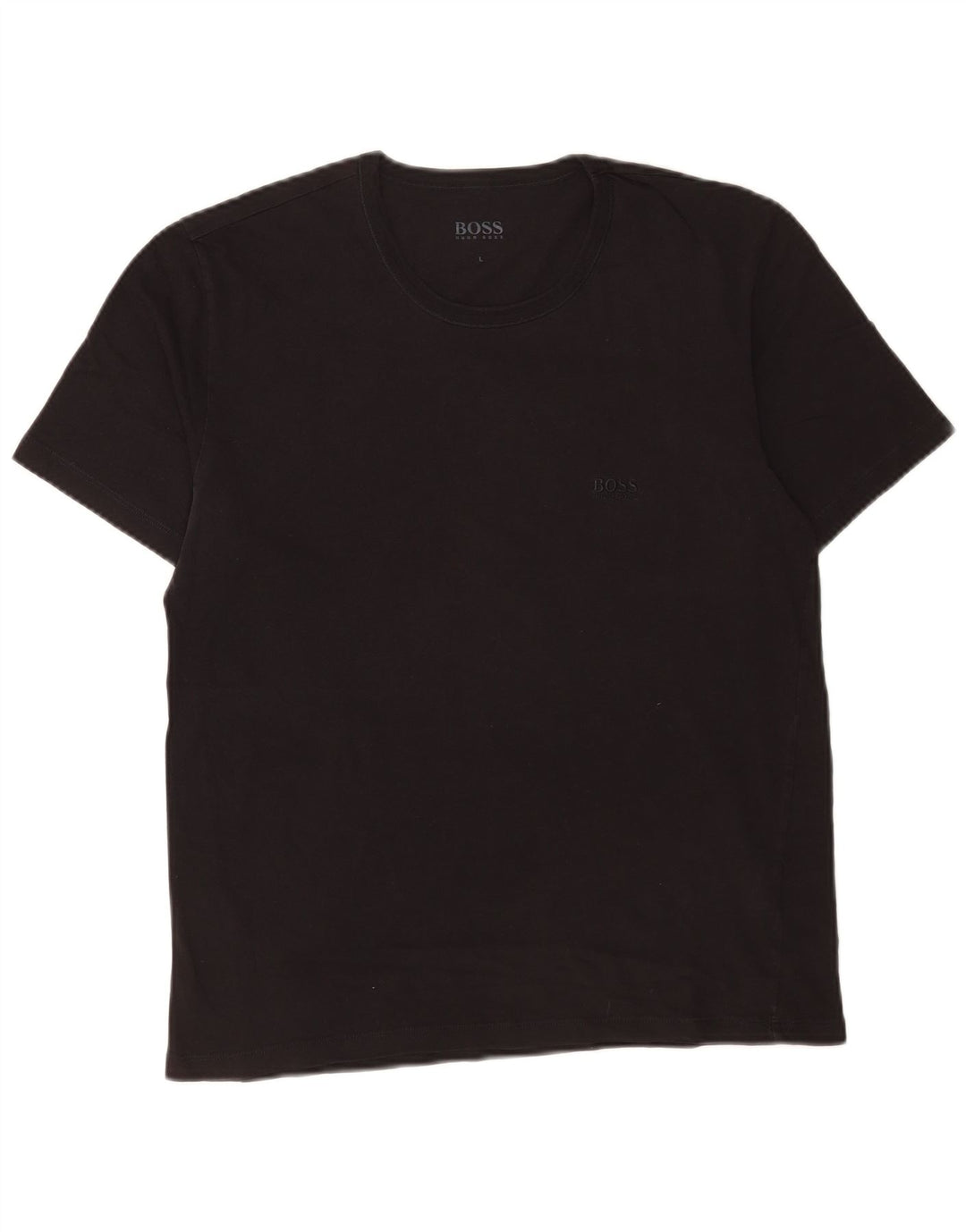 Ανδρικό T-Shirt Hugo Boss Top μεγάλο μαύρο βαμβακερό