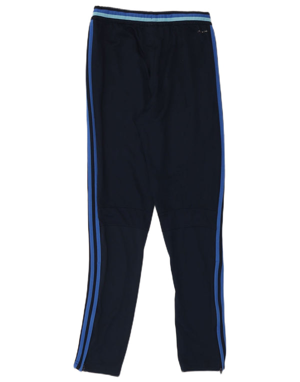 Παντελόνι αθλητικής φόρμας ADIDAS Boys Climacool 13-14 ετών Navy Blue Polyester