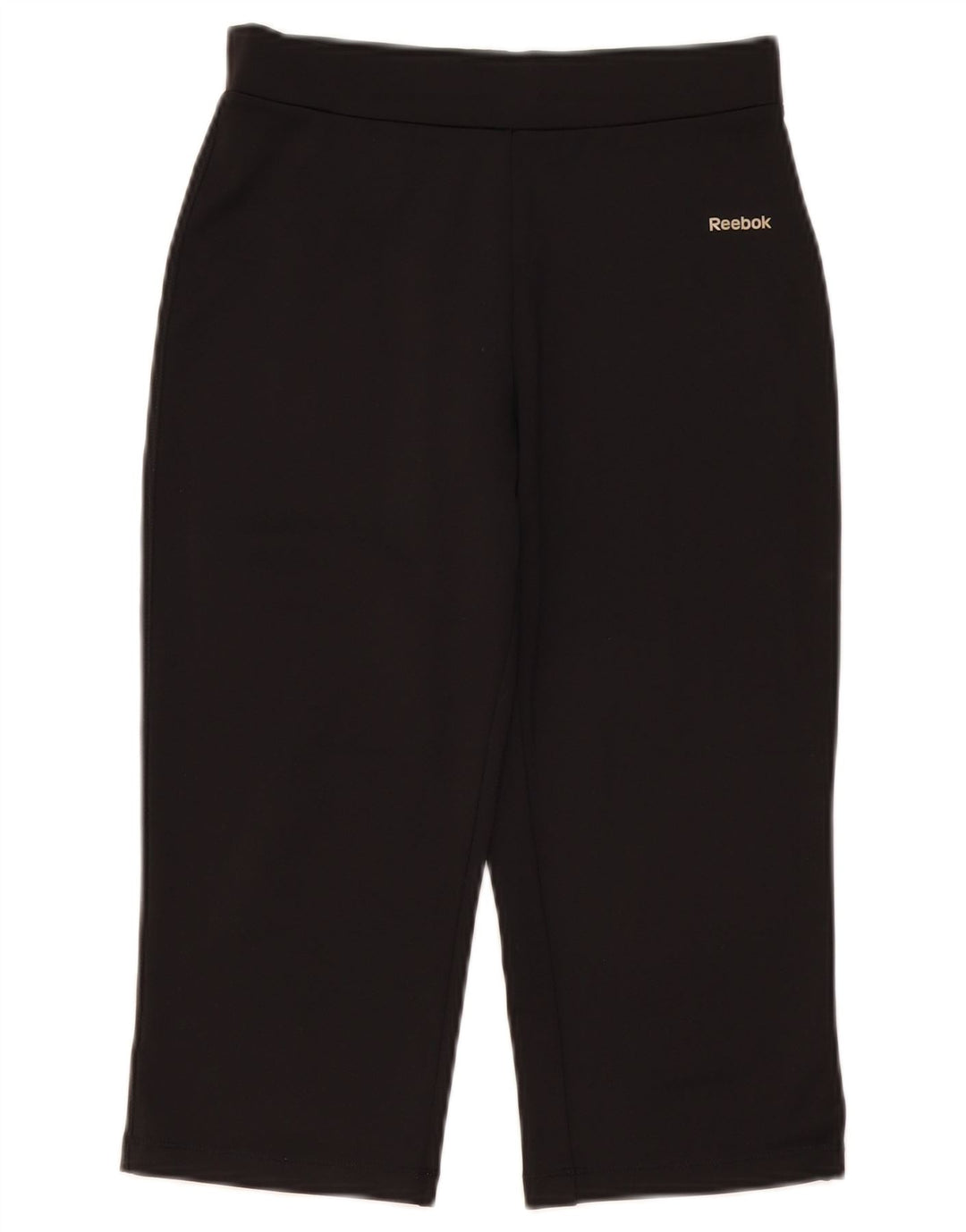 Reebok Γυναικεία φόρμα Capri Παντελόνι Small W26 L18 Μαύρο Πολυεστέρα