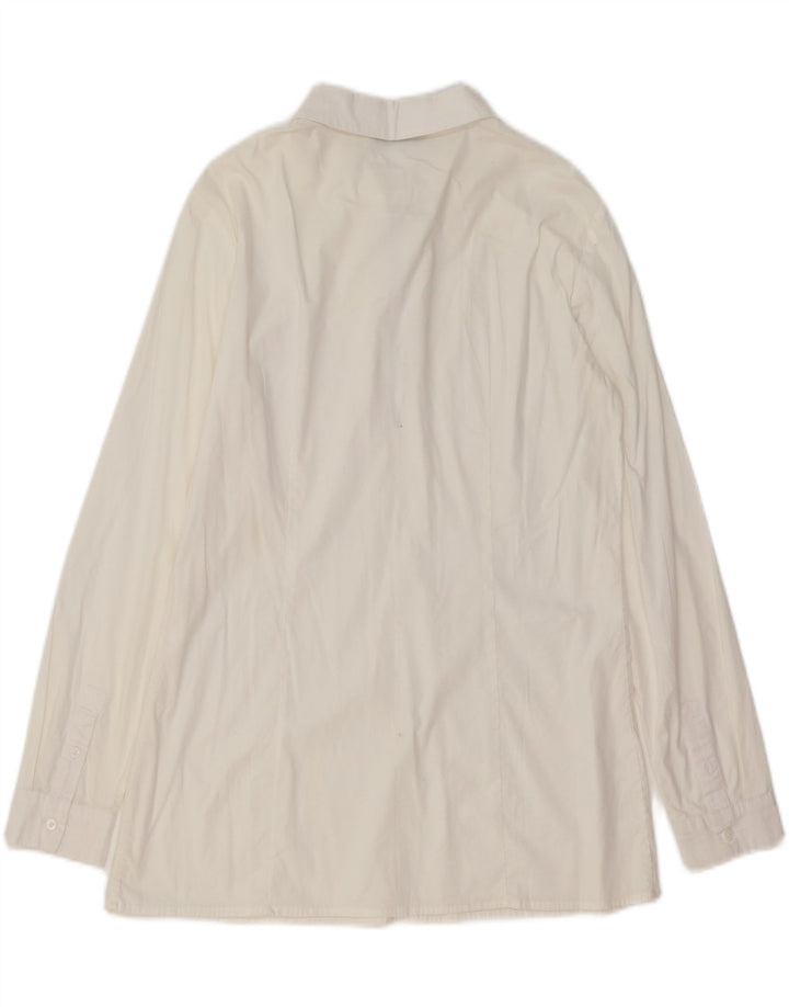 MAX & CO. Womens Long Sleeve Blouse Top UK 16 Large White
