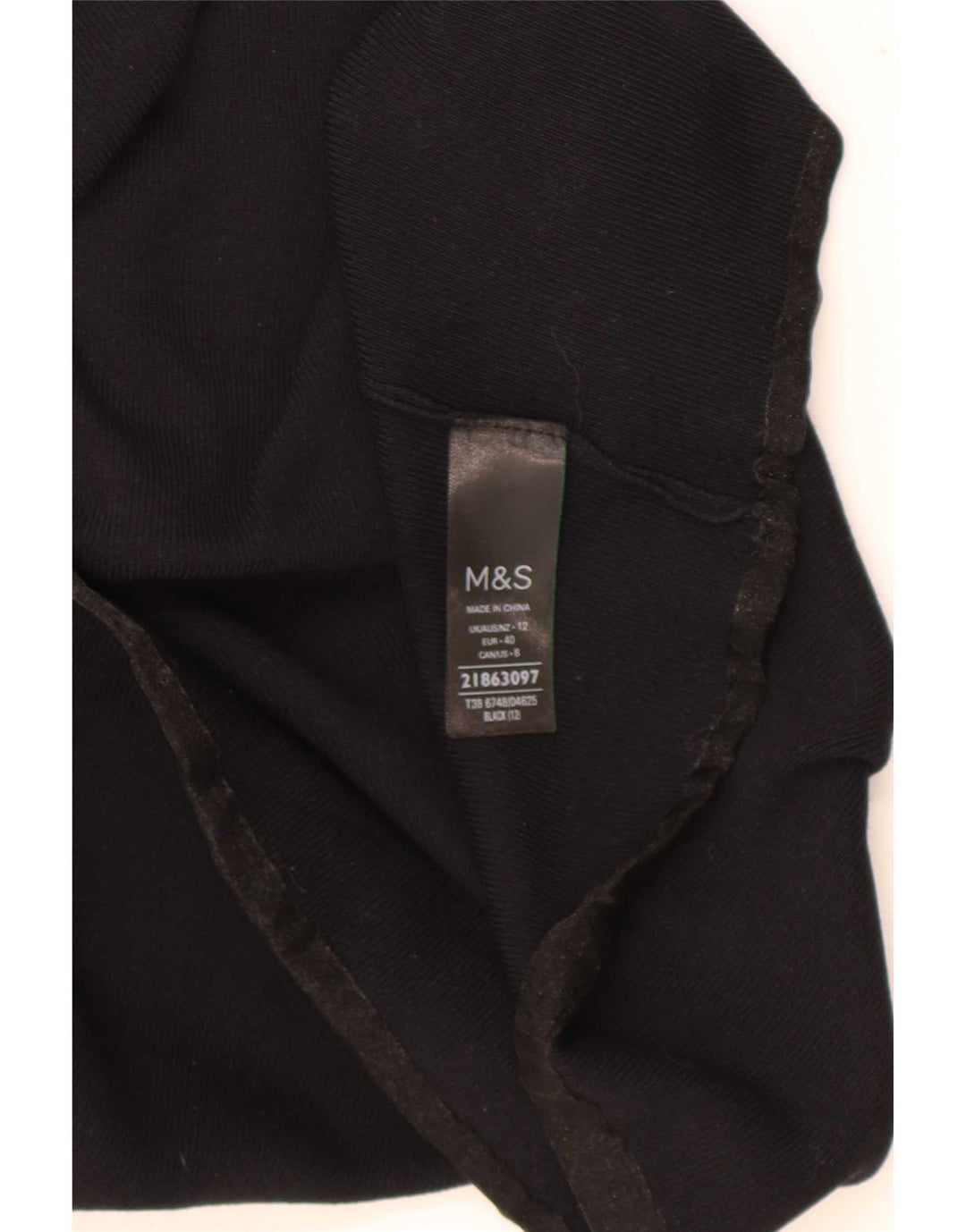 Marks & Spencer Γυναικείο γιλέκο τοπ UK 12 μεσαία μαύρη βισκόζη