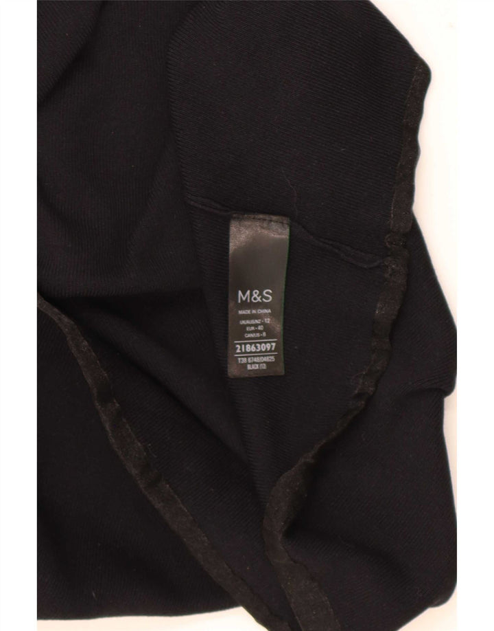 Marks & Spencer Γυναικείο γιλέκο τοπ UK 12 μεσαία μαύρη βισκόζη