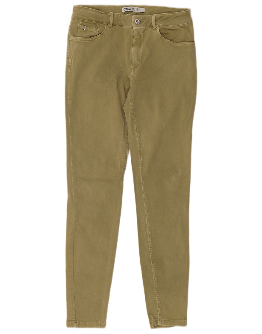 ZARA Γυναικείο Skinny Jeans EU 40 Medium W30 L27 Khaki