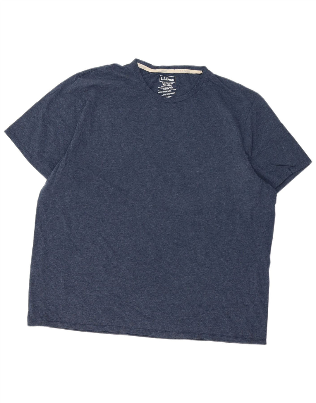 L.L.BEAN Ανδρικό T-Shirt ελαφρώς εφαρμοστό τοπ 2XL Navy Blue από βαμβάκι