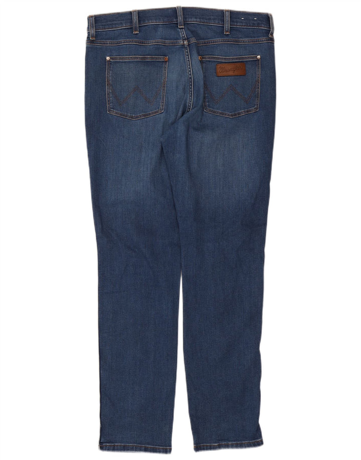 Ανδρικό τζιν Wrangler Larston Slim W36 L32 Μπλε βαμβακερό