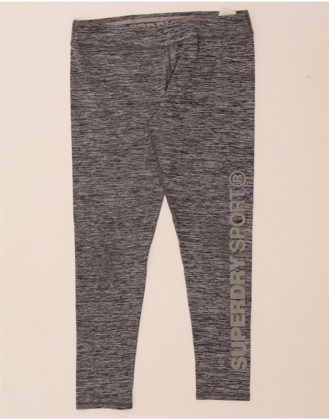Γυναικεία γραφικά κολάν SUPERDRY UK 14 Large Grey Flecked Polyester