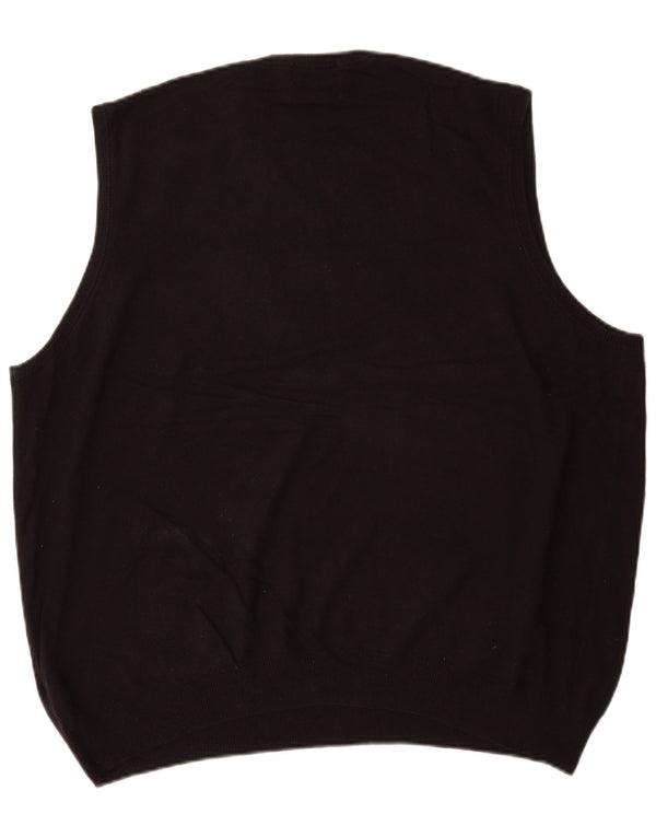 Marks & Spencer Ανδρικό γιλέκο Tank Top XL Μαύρο βαμβακερό