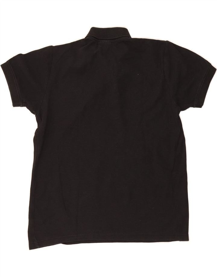 KAPPA Mens Polo Shirt Medium Black Cotton Vintage Kappa and Second-Hand Kappa from Messina Hembry 