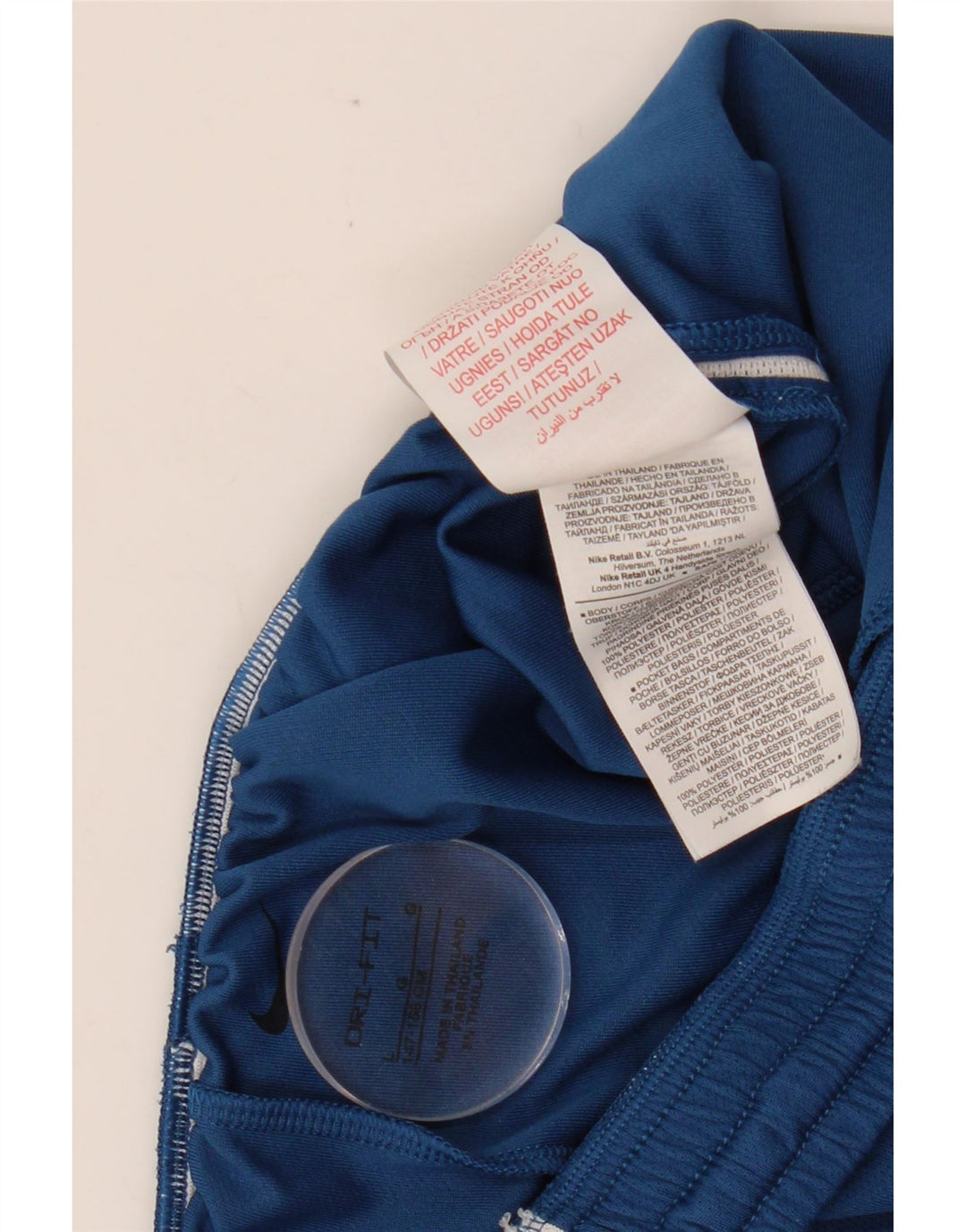 Αθλητικό σορτς NIKE Girls Dri Fit 12-13 ετών Μεγάλο μπλε ναυτικό χρώμα