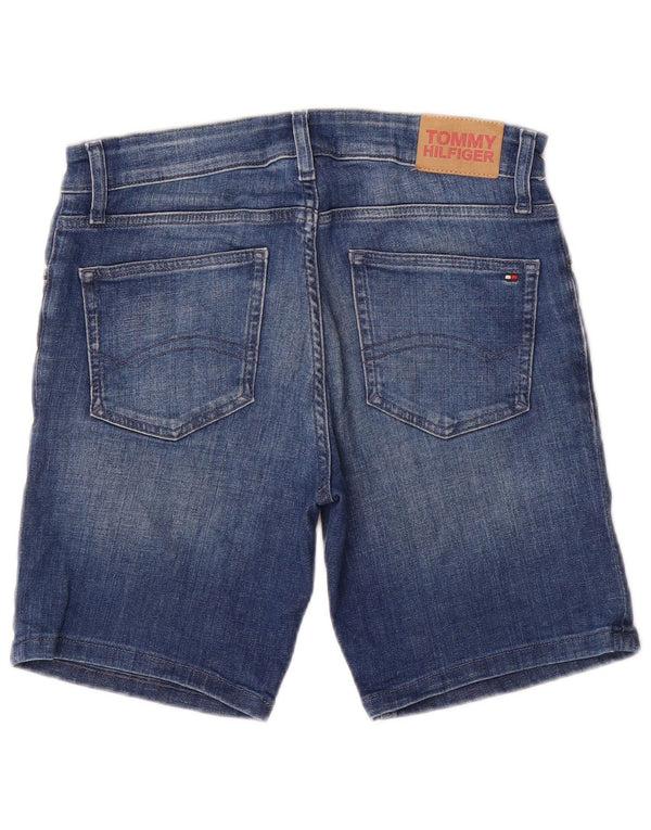 Tommy Hilfiger Girls τζιν σορτς 15-16 ετών W28 μπλε βαμβακερό