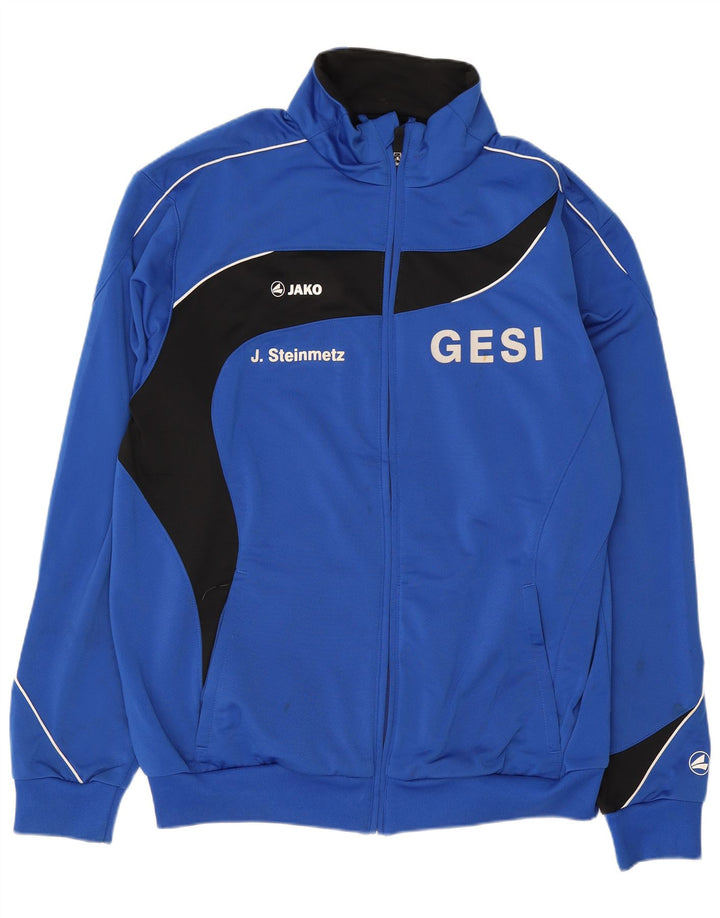 Ανδρική φόρμα γραφικών Jako Top Jacket μεσαίου μπλε χρώματος πολυεστέρας