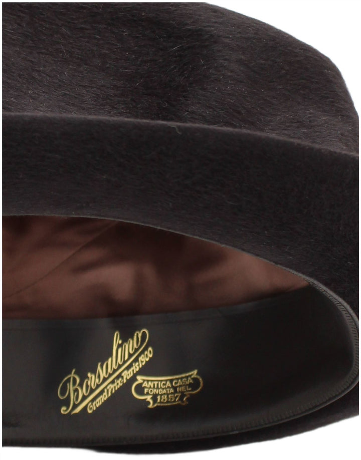 Borsalino Ανδρικό καπέλο Bowler Medium Black Classic