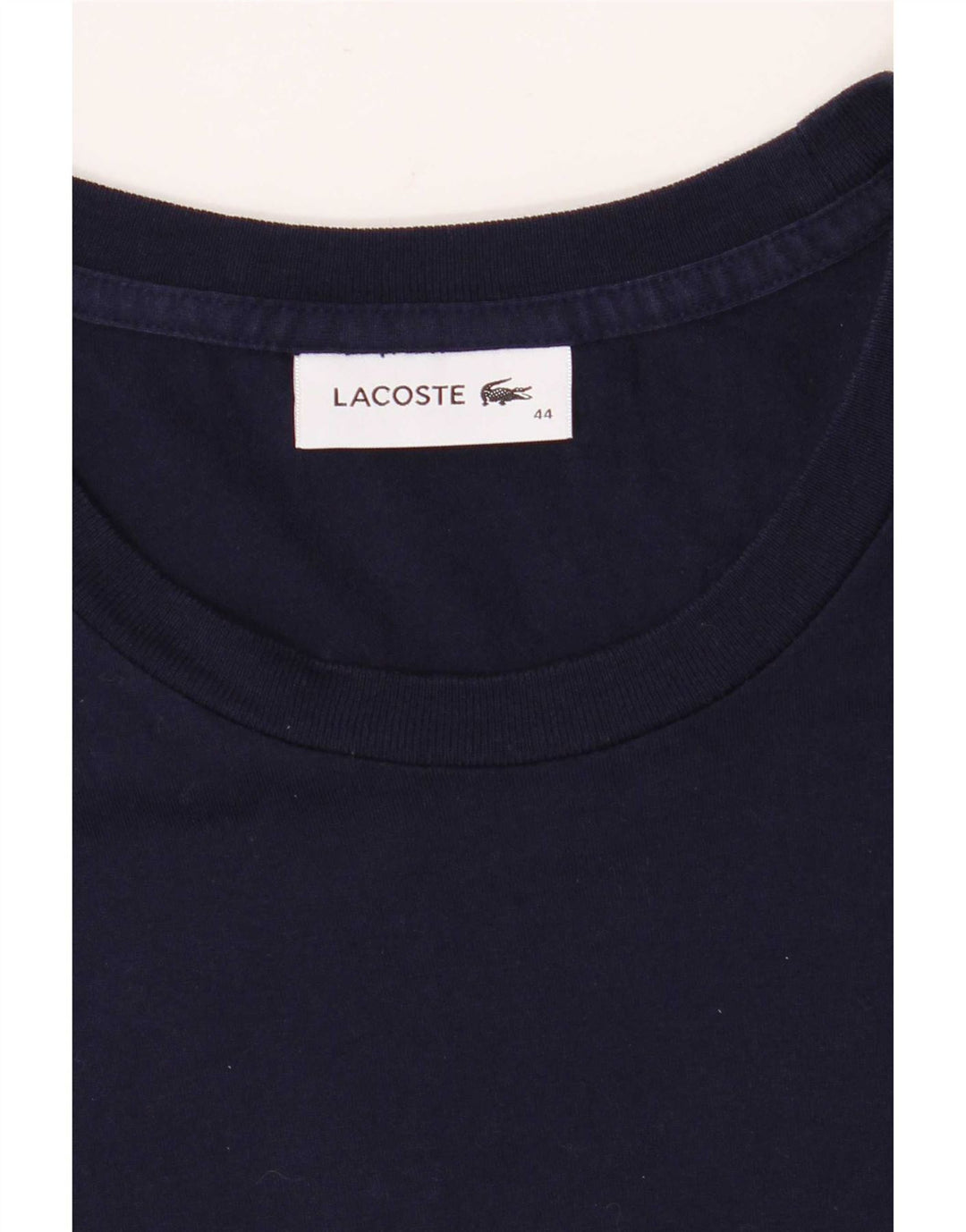 Γυναικείο T-Shirt Lacoste Top Size 44 Μεγάλο Βαμβακερό Navy Blue