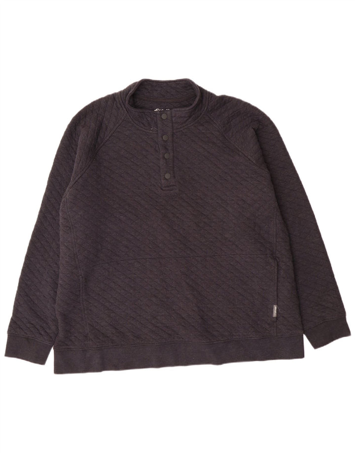 Eddie Bauer Ανδρικό φούτερ με λαιμόκοψη 2XL γκρι γεωμετρικό βαμβάκι