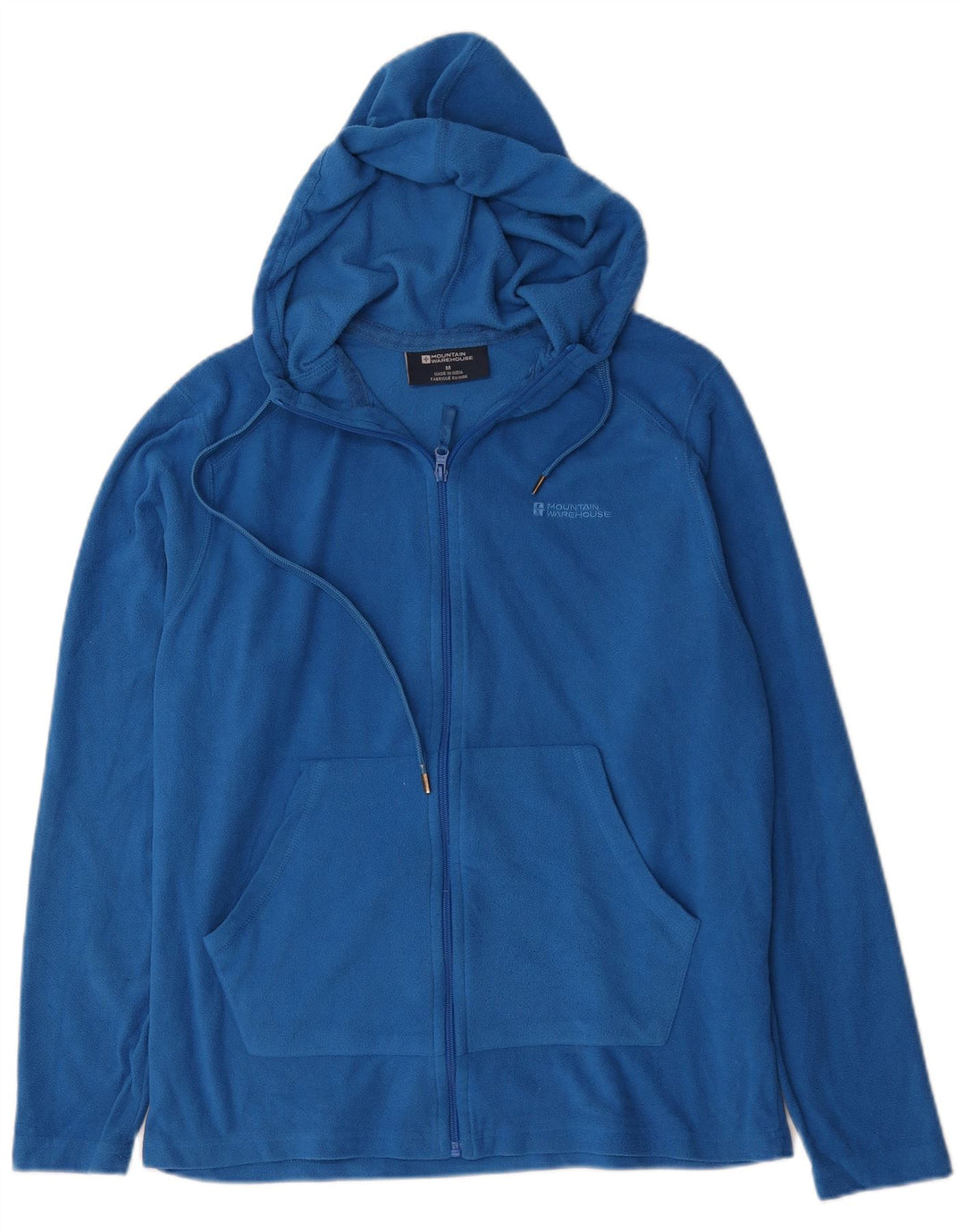 Ανδρικό μπουφάν με κουκούλα Mountain Warehouse Fleece UK 38 Medium Blue Polyester