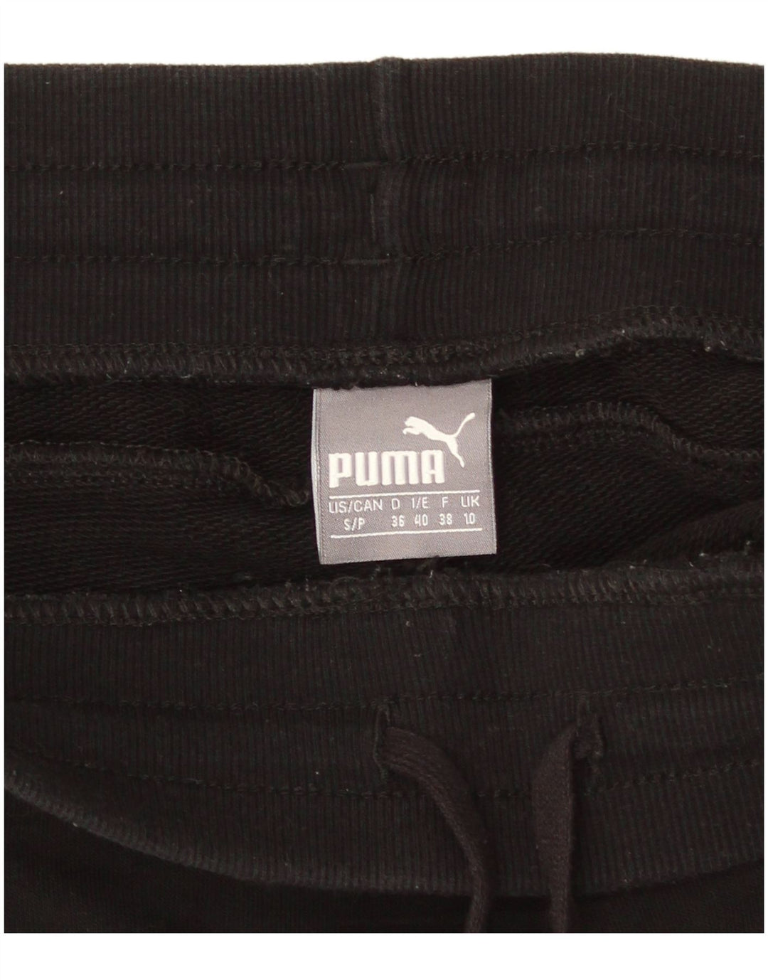 Puma Γυναικεία φόρμα παντελόνι UK 10 Small Black