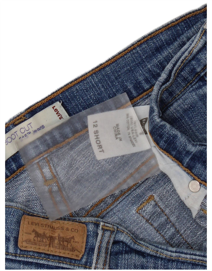 Levi's Womens 515 Bootcut Jeans US 12 Large W32 L29 Μπλε βαμβακερό