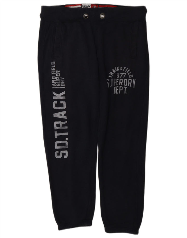 SUPERDRY Ανδρικές φόρμες γραφικές Παντελόνια Joggers Large Navy Blue