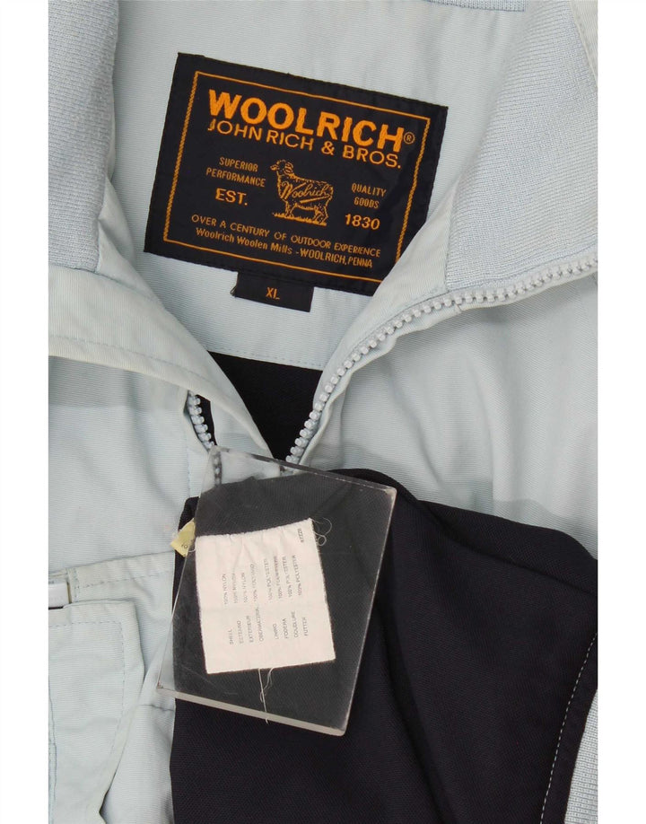 Woolrich Ανδρικό Bomber Jacket UK 42 XL Blue Nylon
