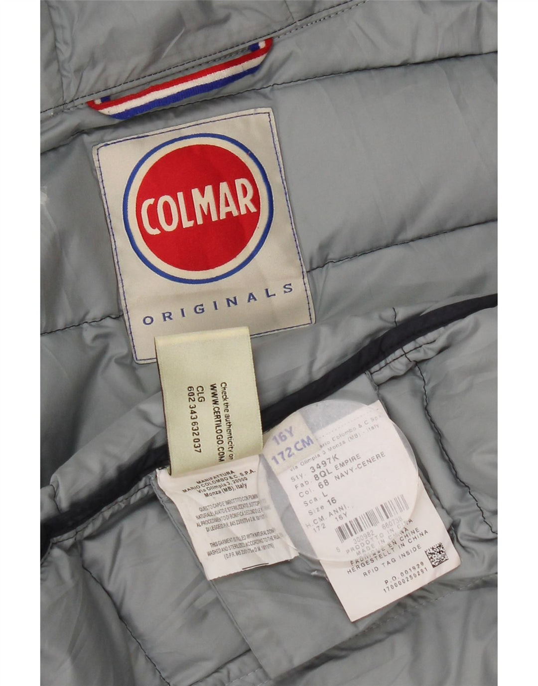 Μπουφάν COLMAR Boys με κουκούλα με επένδυση 15-16 ετών Navy Blue Polyester