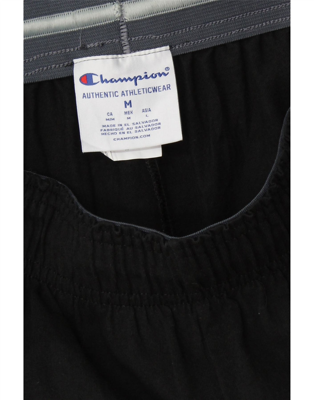 CHAMPION Mens Tracksuit Trousers Medium  Black Cotton Vintage Champion and Second-Hand Champion from Messina Hembry 