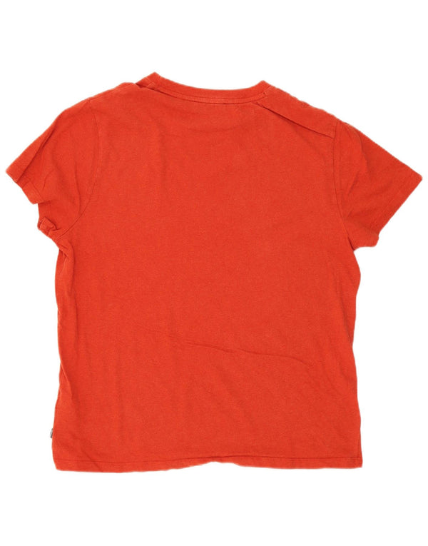 Ανδρικό T-Shirt Top 2XL Superdry από βαμβακερό κόκκινο χρώμα