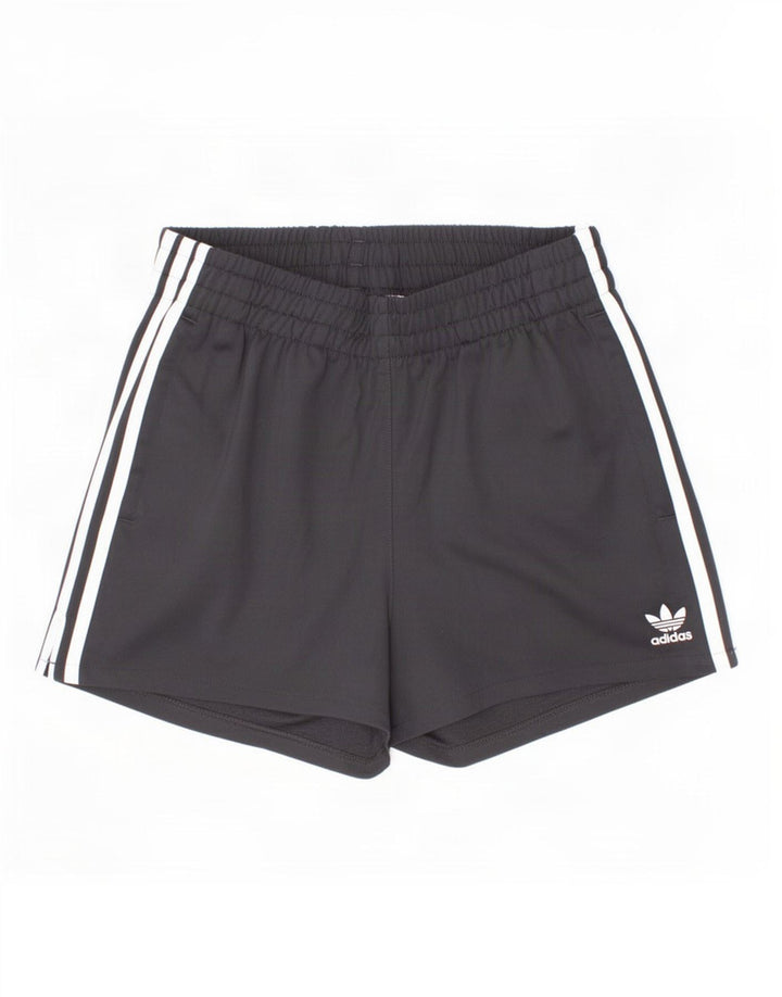 Γυναικείο αθλητικό σορτς Adidas UK 8 μικρό μαύρο πολυεστέρα