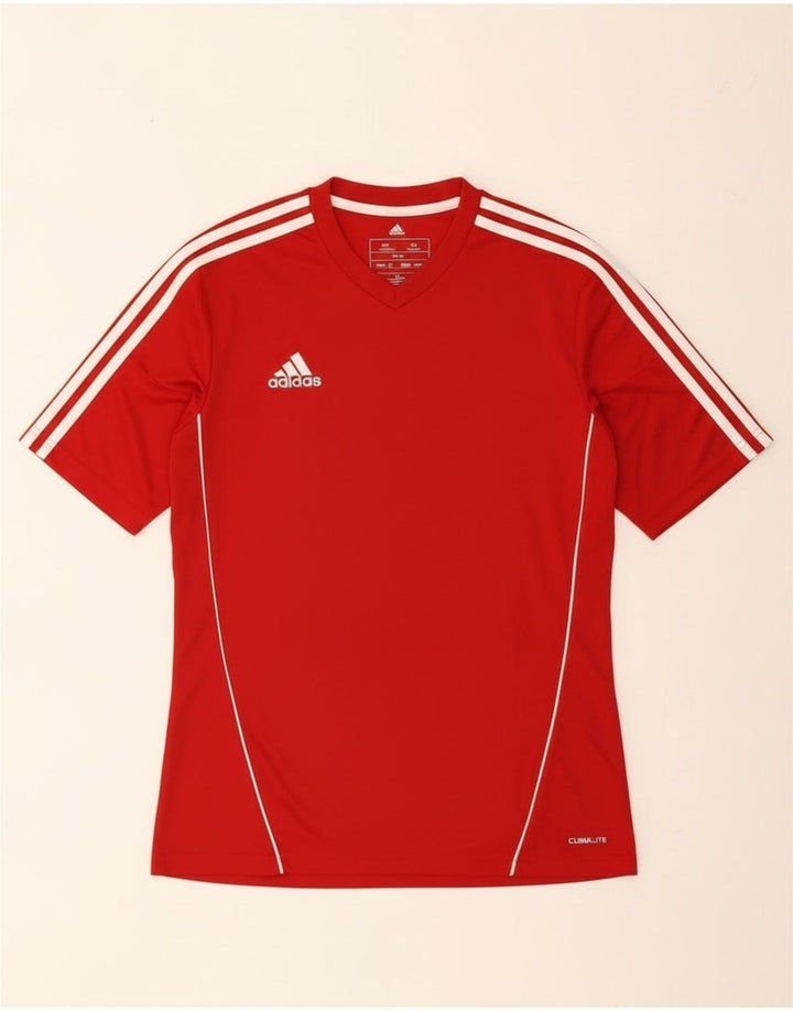 Adidas Ανδρικό T-Shirt Climalite Top Small Red Polyester
