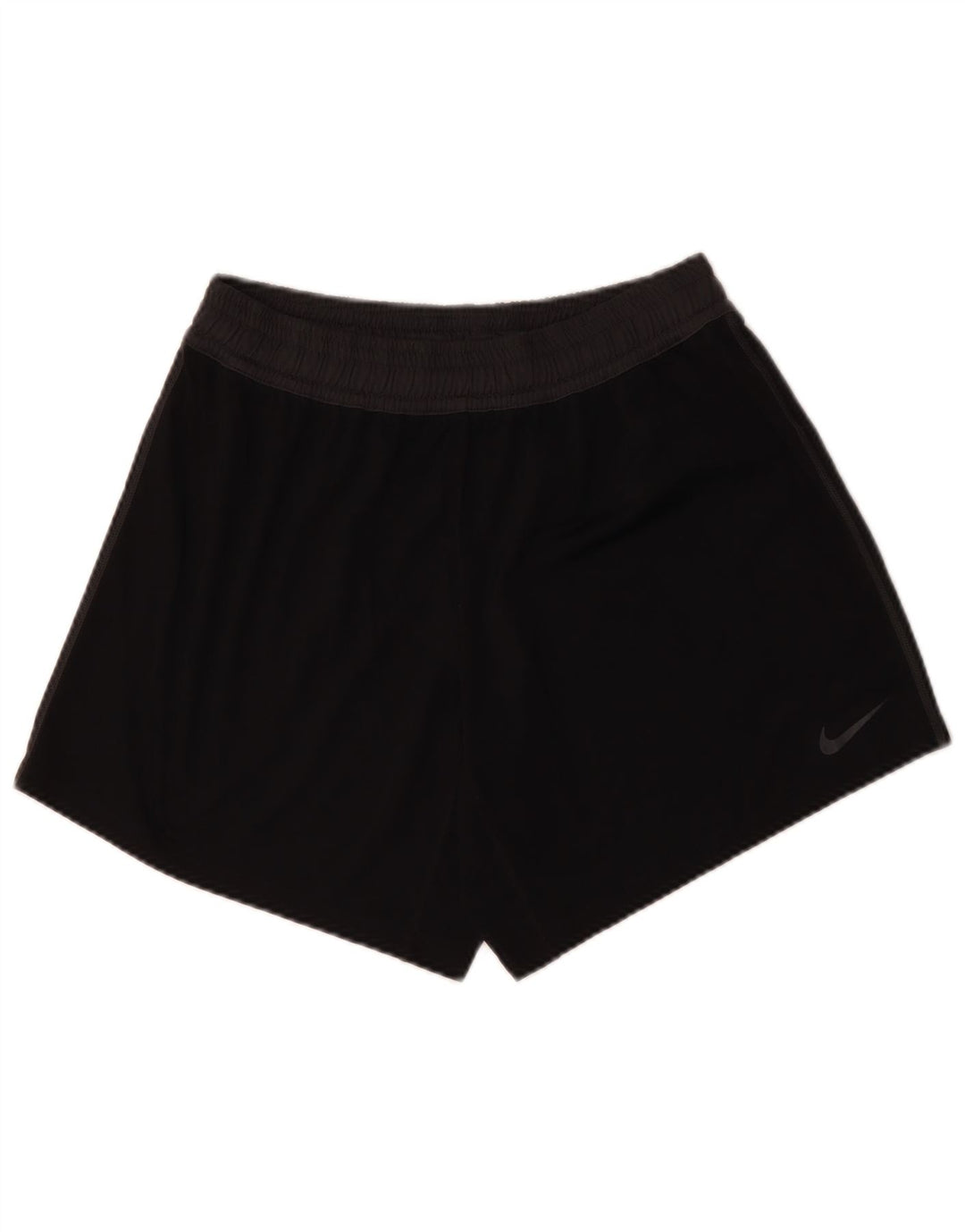 Ανδρικό αθλητικό σορτς NIKE Dri Fit από μεσαίο μαύρο πολυεστέρα