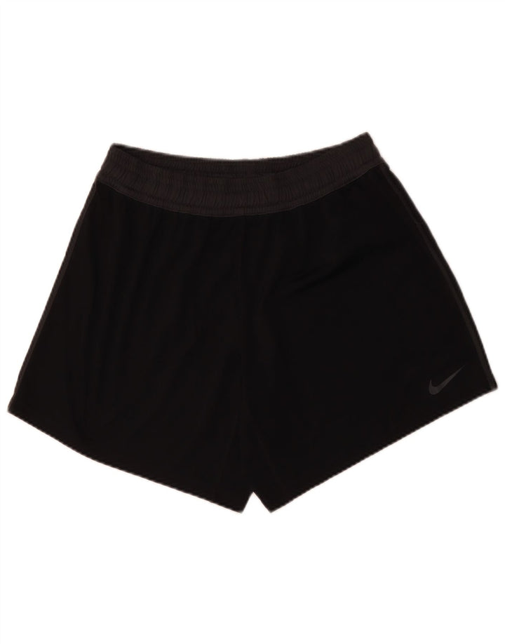 Ανδρικό αθλητικό σορτς NIKE Dri Fit από μεσαίο μαύρο πολυεστέρα