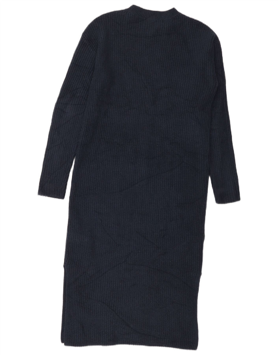 Γυναικείο μακρυμάνικο φόρεμα Marks & Spencer Μικρό Navy Blue Polyester
