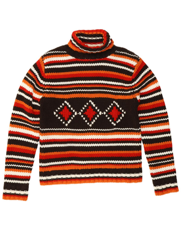 COLORS OF THE WORLD Γυναικείο πουλόβερ με ρολό λαιμόκοψη UK 18 XL Πορτοκαλί