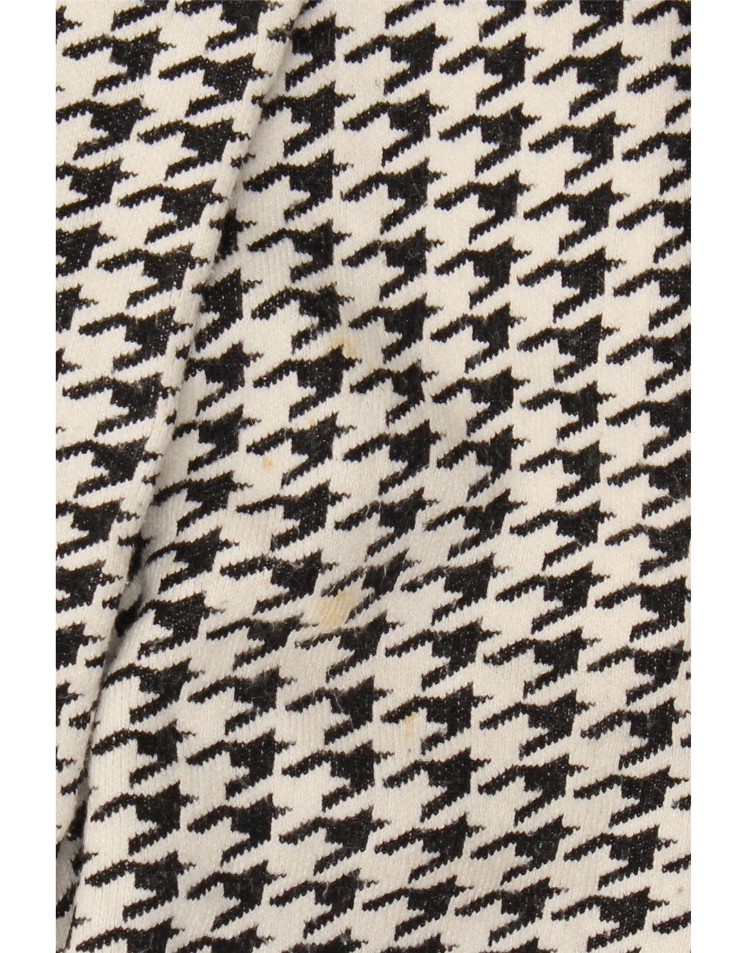 Zara Γυναικείο Πανωφόρι UK 10 Small Black Houndstooth Viscose