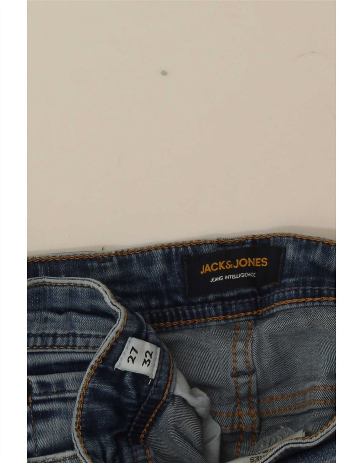 Jack & Jones Ανδρικό Τζιν GLENN Slim W27 L32 Μπλε βαμβακερό
