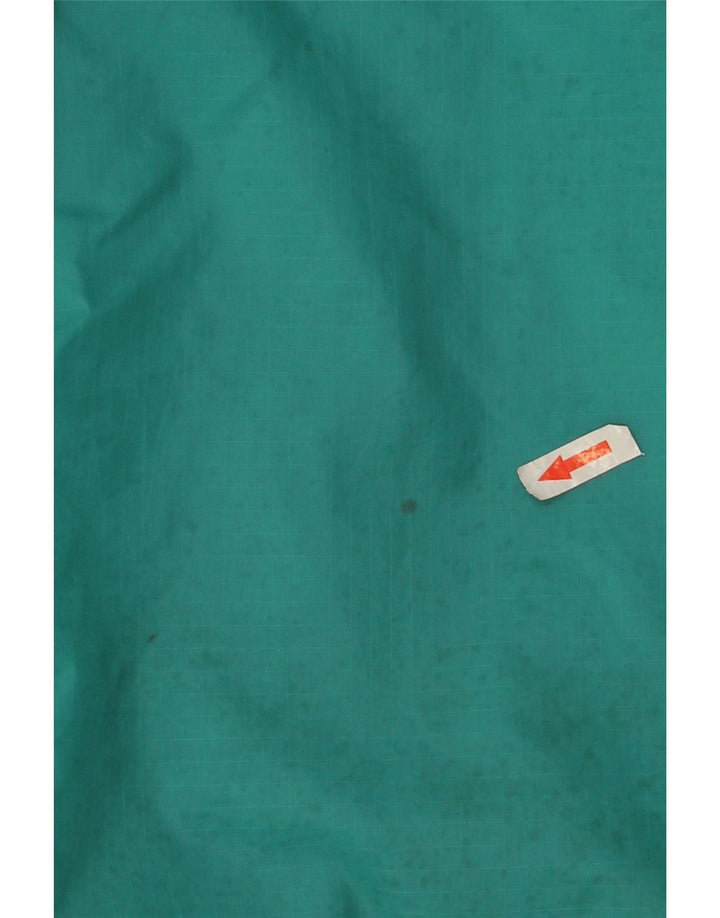 Puma Ανδρικό μπουφάν βροχής UK 36 Small Turquoise Colourblock Nylon