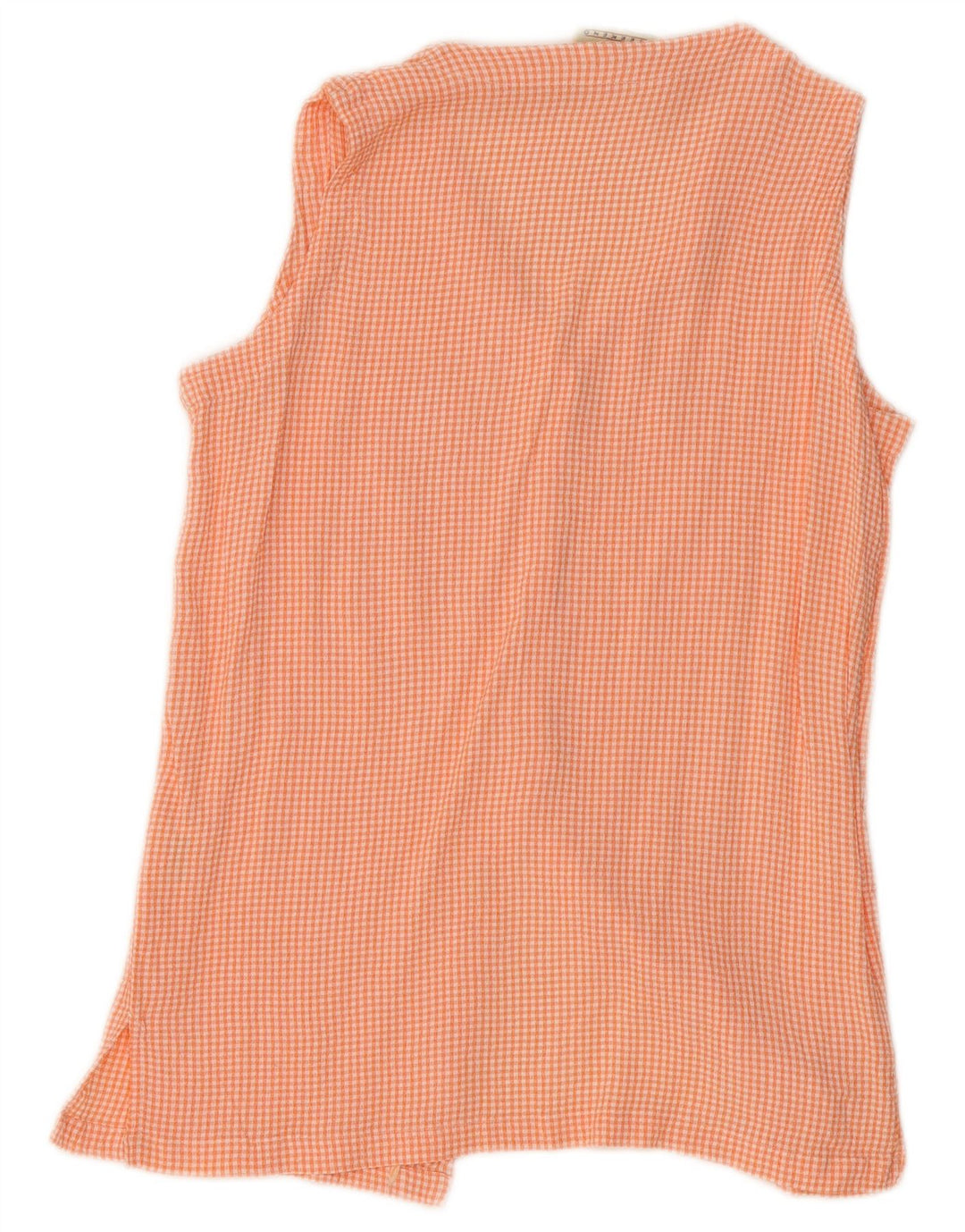 Sara Glenzer Γυναικείο πουκάμισο Weekend Μπλούζα IT 44 Medium Orange Gingham