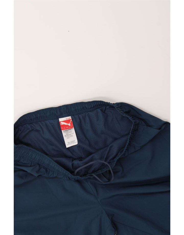 PUMA Mens Graphic Capri Tracksuit Trousers XL  Navy Blue Polyester Vintage Puma and Second-Hand Puma from Messina Hembry 