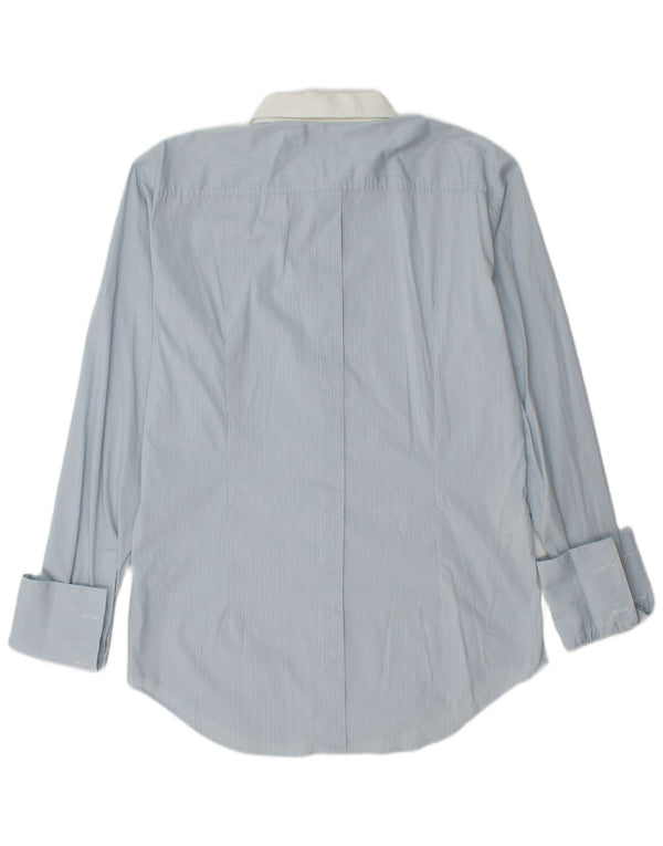 Ανδρικό επίσημο πουκάμισο Hugo Boss Slim Fit Μέγεθος 42 16 1/2 Large Blue Pinstripe