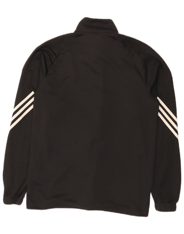 Ανδρική φόρμα Adidas Climalite Top Jacket Μεσαίο Μαύρο Πολυεστέρα