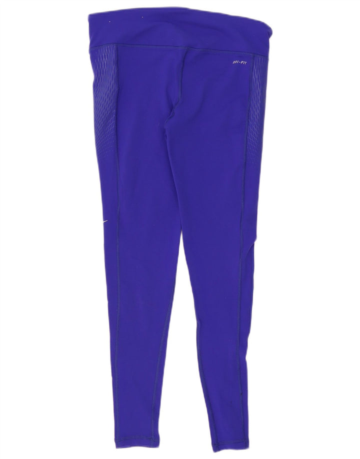 Γυναικείο κολάν NIKE Dri Fit UK 14 Medium Purple Nylon