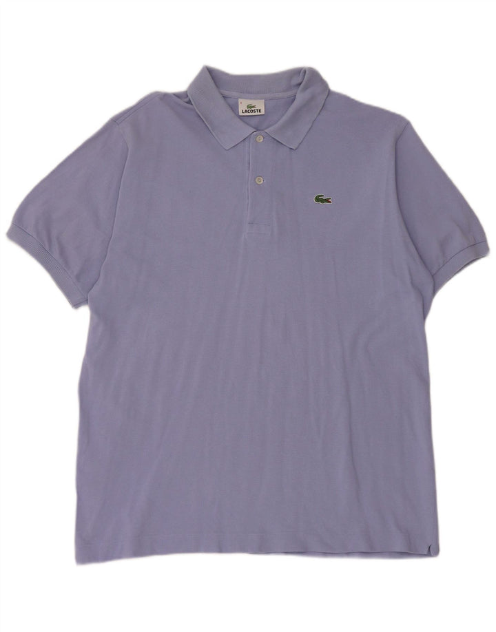 Ανδρικό πουκάμισο πόλο Lacoste, μέγεθος 6 XL, μπλε βαμβακερό