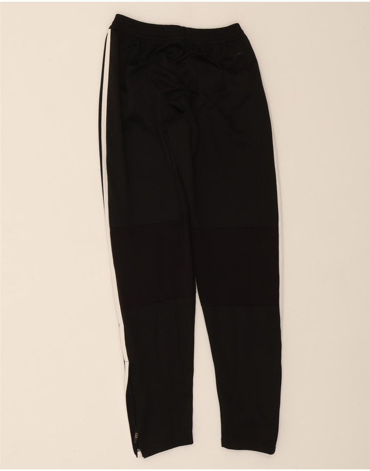 ADIDAS Womens Graphic Tracksuit Trousers UK 12 Medium  Black Vintage Adidas and Second-Hand Adidas from Messina Hembry 