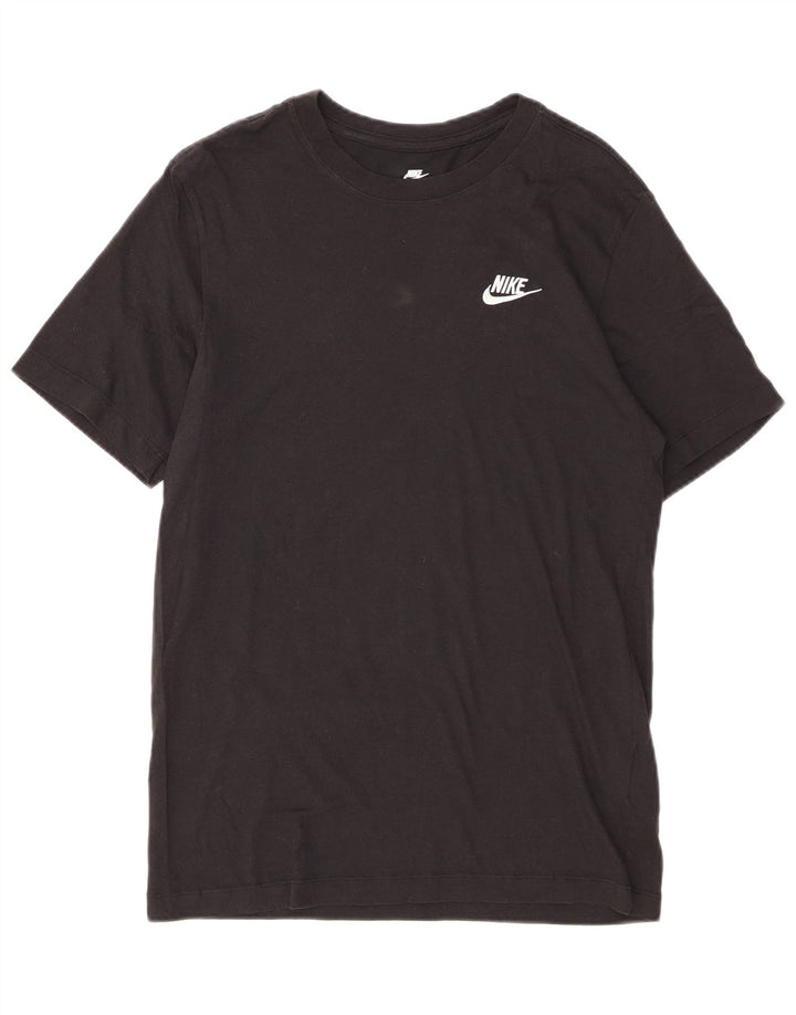 Ανδρικό μπλουζάκι Nike, μικρό μαύρο βαμβακερό