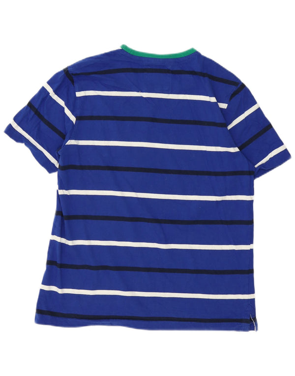 Γυναικείο μπλουζάκι Crew Clothing Top UK 14 μεγάλο μπλε ριγέ βαμβακερό