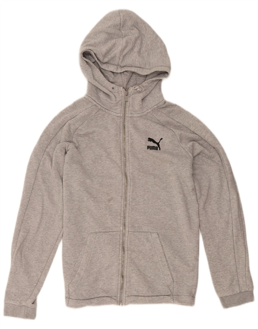 Ανδρικό πουλόβερ με κουκούλα με φερμουάρ Puma XS Γκρι βαμβακερό