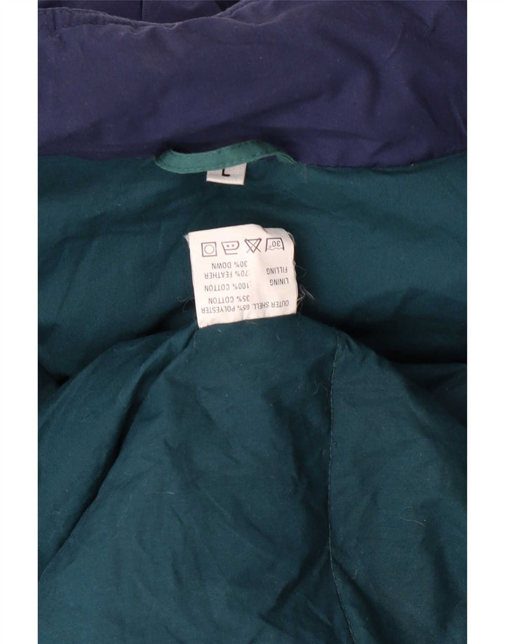 Vintage Ανδρικό μπουφάν Parka με κουκούλα UK 40 Large Green Polyester