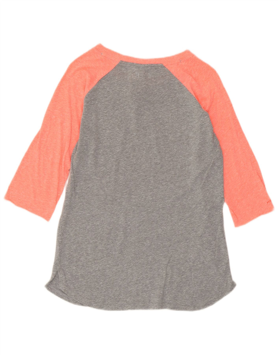 UNDER ARMOR Γυναικείο γκάζι θερμότητας γραφικό τοπ 3/4 μανίκι UK 12 μεσαίο γκρι